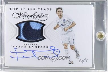 2015-16 Panini Flawless - Top of the Class Autographed Memorabilia - Black #TC-FL - Frank Lampard /1