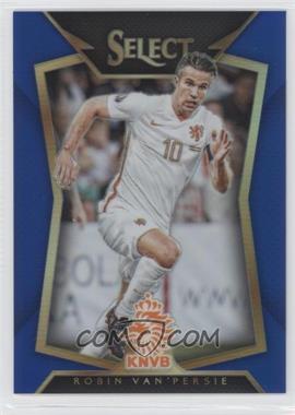 2015-16 Panini Select - [Base] - Blue Prizm #100.1 - Robin van Persie /299