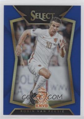 2015-16 Panini Select - [Base] - Blue Prizm #100.1 - Robin van Persie /299