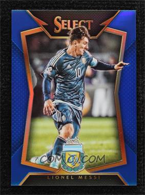 2015-16 Panini Select - [Base] - Blue Prizm #65.2 - Lionel Messi (Ball Back Photo Variation) /299