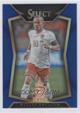 2015-16 Panini Select - [Base] - Blue Prizm #99.1 - Wesley Sneijder /299