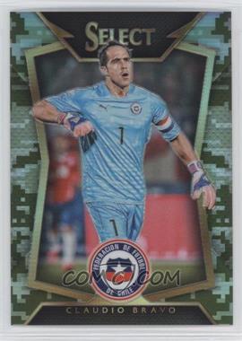 2015-16 Panini Select - [Base] - Camo Prizm #1.2 - Claudio Bravo (Ball Back Photo Variation) /249