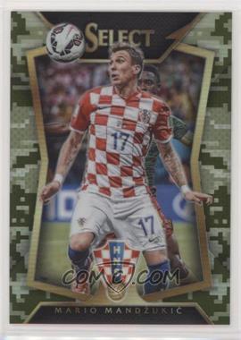 2015-16 Panini Select - [Base] - Camo Prizm #67.2 - Mario Mandzukic (Ball Back Photo Variation) /249