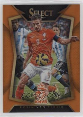 2015-16 Panini Select - [Base] - Orange Prizm #100.2 - Robin van Persie (Ball Back Photo Variation) /149