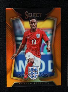 2015-16 Panini Select - [Base] - Orange Prizm #32.2 - Raheem Sterling (Ball Back Photo Variation) /149