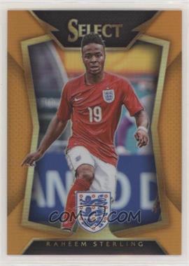 2015-16 Panini Select - [Base] - Orange Prizm #32.2 - Raheem Sterling (Ball Back Photo Variation) /149