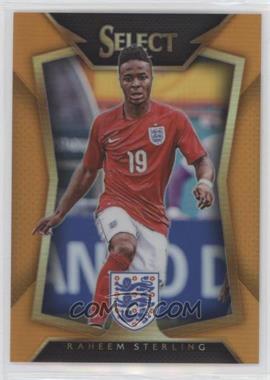 2015-16 Panini Select - [Base] - Orange Prizm #32.2 - Raheem Sterling (Ball Back Photo Variation) /149