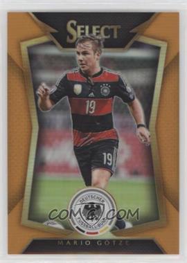 2015-16 Panini Select - [Base] - Orange Prizm #37.2 - Mario Gotze (Ball Back Photo Variation) /149