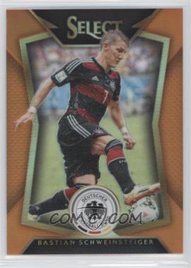 2015-16 Panini Select - [Base] - Orange Prizm #41.2 - Bastian Schweinsteiger (Ball Back Photo Variation) /149