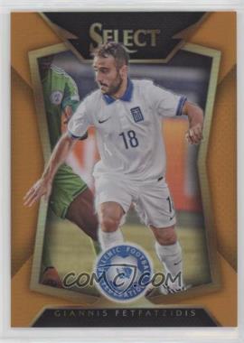 2015-16 Panini Select - [Base] - Orange Prizm #54.1 - Giannis Fetfatzidis /149