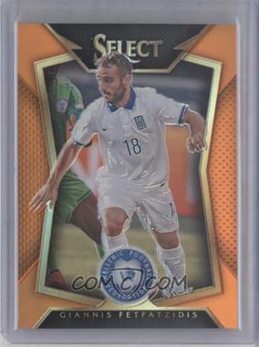 2015-16 Panini Select - [Base] - Orange Prizm #54.1 - Giannis Fetfatzidis /149