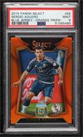 Sergio Aguero (Ball Back Photo Variation) [PSA 9 MINT] #/149