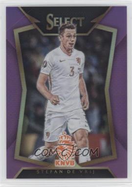 2015-16 Panini Select - [Base] - Purple Prizm #98.1 - Stefan de Vrij /99