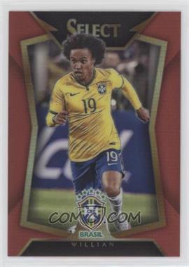 2015-16 Panini Select - [Base] - Red Prizm #24.2 - Willian (Ball Back Photo Variation) /199