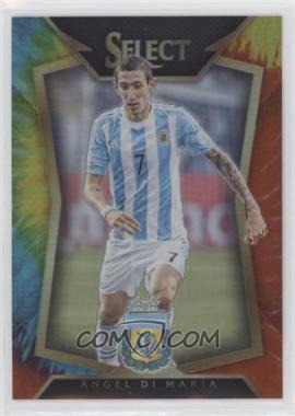 2015-16 Panini Select - [Base] - Tie-Dye Prizm #63.1 - Angel Di Maria /30