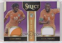 Gervinho, Yaya Toure #/25