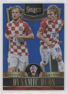 2015-16 Panini Select - Dynamic Duos - Blue Prizm #5 - Ivan Rakitic, Luka Modric /299