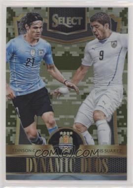 2015-16 Panini Select - Dynamic Duos - Camo Prizm #10 - Edinson Cavani, Luis Suarez /249