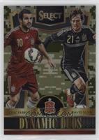 Cesc Fabregas, David Silva #/249