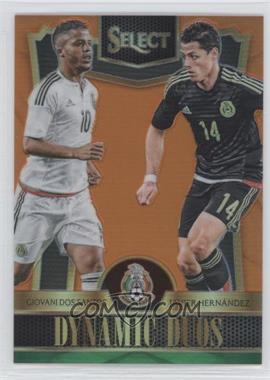 2015-16 Panini Select - Dynamic Duos - Orange Prizm #11 - Giovani Dos Santos, Javier Hernandez /149