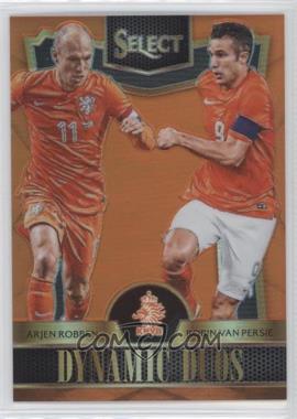 2015-16 Panini Select - Dynamic Duos - Orange Prizm #12 - Arjen Robben, Robin van Persie /149