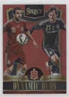 Cesc Fabregas, David Silva #/199