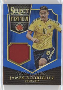 2015-16 Panini Select - First Team Swatches - Blue Prizm #FT-JR - James Rodriguez /99