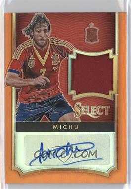 2015-16 Panini Select - Jersey Autographs - Orange Prizm #JA-MI - Michu /125