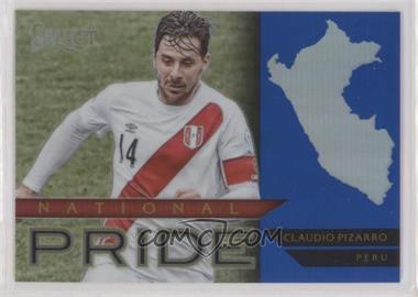 2015-16 Panini Select - National Pride - Blue Prizm #26 - Claudio Pizarro /299