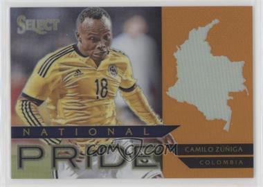 2015-16 Panini Select - National Pride - Orange Prizm #10 - Camilo Zuniga /149