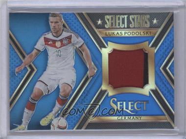 2015-16 Panini Select - Select Stars Memorabilia - Blue Prizm #ST-LP - Lukas Podolski /99