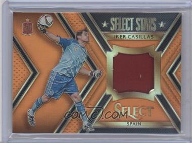 2015-16 Panini Select - Select Stars Memorabilia - Orange Prizm #ST-IC - Iker Casillas /149