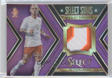 2015-16 Panini Select - Select Stars Memorabilia - Purple Prizm Prime #ST-WS - Wesley Sneijder /25