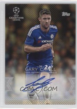 2015-16 Topps UCL Showcase - Autographs - Gold #CLA-GC - Gary Cahill /50