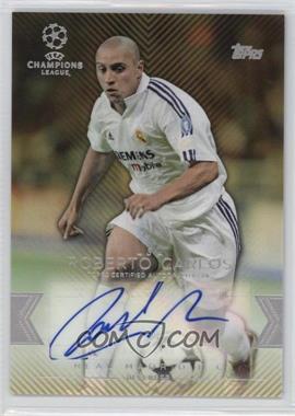 2015-16 Topps UCL Showcase - Autographs - Gold #CLA-RC - Roberto Carlos /50