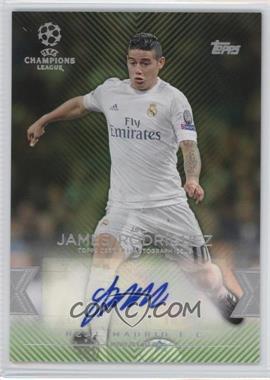 2015-16 Topps UCL Showcase - Autographs - Green #CLA-JR - James Rodriguez /150