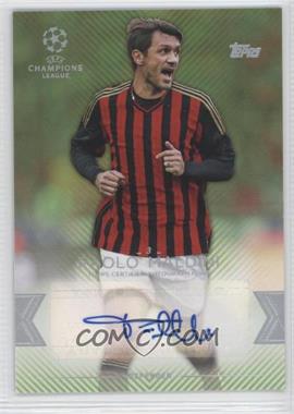 2015-16 Topps UCL Showcase - Autographs - Green #CLA-PM - Paolo Maldini /150