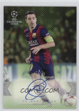 2015-16 Topps UCL Showcase - Autographs - Green #CLA-X - Xavi /150