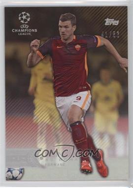 2015-16 Topps UCL Showcase - [Base] - Gold #123 - Edin Dzeko /50