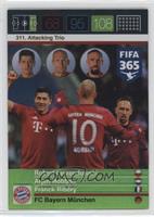 Attacking Trio - Robert Lewandowski, Arjen Robben, Franck Ribery