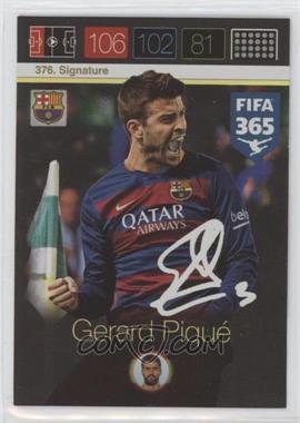 2015 Panini Adrenalyn XL Fifa 365 - [Base] #376 - Signature - Gerard Pique