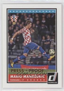 2015 Panini Donruss - [Base] - Press Proof Bronze #26.2 - Mario Mandzukic (Team Croatia) /299