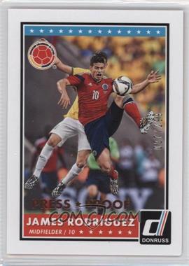 2015 Panini Donruss - [Base] - Press Proof Bronze #3.2 - James Rodriguez (Team Columbia) /299