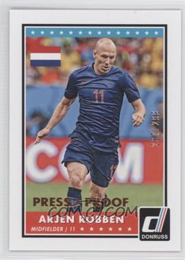 2015 Panini Donruss - [Base] - Press Proof Bronze #43.2 - Arjen Robben (Team Netherlands) /299