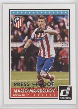 2015 Panini Donruss - [Base] - Press Proof Silver #26.1 - Mario Mandzukic (Base) /199