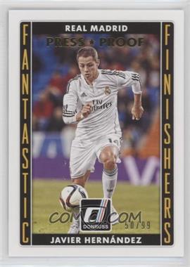 2015 Panini Donruss - Fantastic Finishers - Press Proof Gold #6 - Javier Hernandez /99