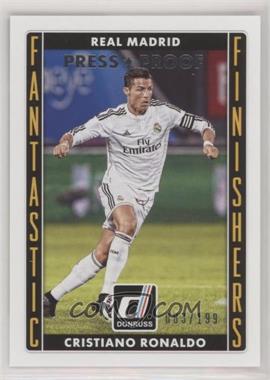 2015 Panini Donruss - Fantastic Finishers - Press Proof Silver #4 - Cristiano Ronaldo /199