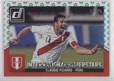 2015 Panini Donruss - International Superstars - Green Soccer Ball #59 - Claudio Pizarro /25