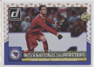 2015 Panini Donruss - International Superstars - Red Soccer Ball #5 - Asmir Begovic /49 [Poor to Fair]