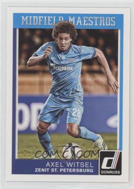 2015 Panini Donruss - Midfield Maestros #6 - Axel Witsel